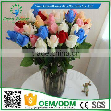 Greenflower 2016 Wholesale Real Touch Latex PU Gemstone Rose China Artificial Flowers Rose for Wedding Decoration photo-3