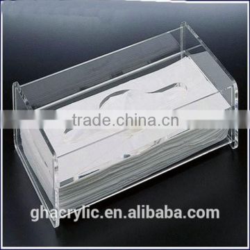 Enviroment-friendly Acrylic Tissue Box Cover ,customized acrylic tissue box cover