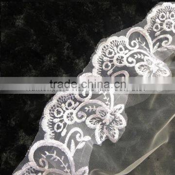 10PCS MOQ: White Cheap And Beautiful 1mW * 3mL Wedding Bridal Veils With Free Shipping photo-6