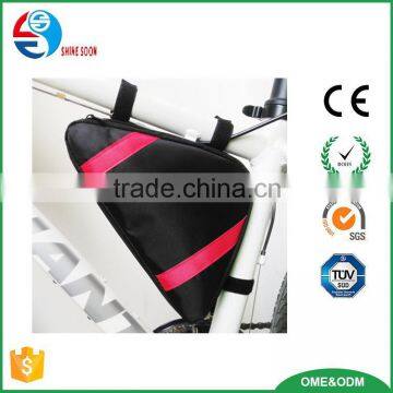 600D Hot Sale Triangle Waterproof Bicycle Cycling Bike Frame Top Tube Front Triangle Saddle Bag