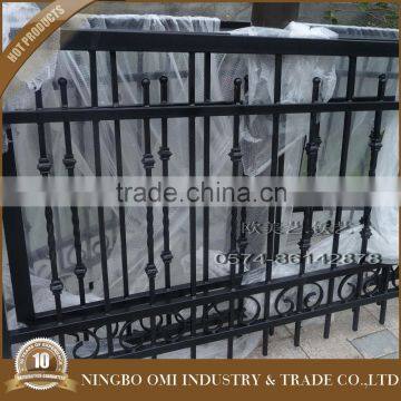 wrought iron handrails for staircase indoor/outdoor stair railings balcony steel hand balustrades