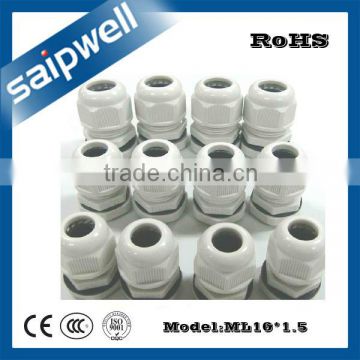 SAIPWELL ML16*1.5 Newest Cable Fittings Nylon Waterproof Cable Gland for Wholesale