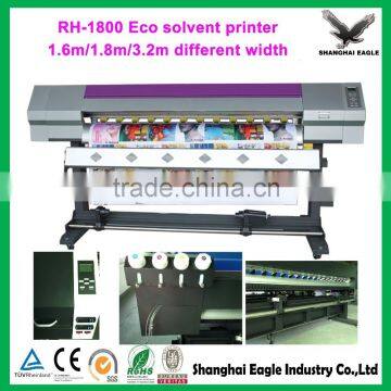 Hot selling 1.8m sticker and one way vision printing machine digital eco solvent printer                        
                                                Quality Choice