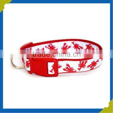 Wholesale cartoon customized bright polyester pet collars and leashs for dog