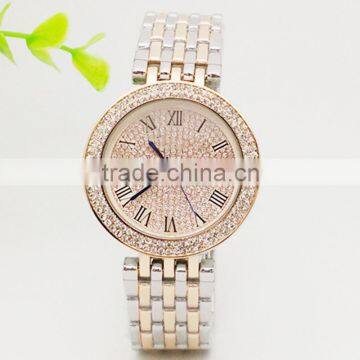 2016 New Rome Digital Watch Rhinestone Top Brands Ladies Watch Famous Fashion Brand Women Quartz gold Rose Gold silver Watch