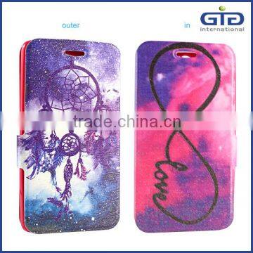 [GGIT] OEM Double Sides Printed Silicon and PU Leather for LG Mobile Phone Cover photo-1