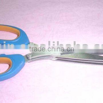 Stainless steel 5 blades shredding scissors