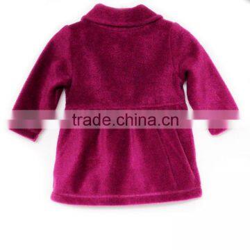 New Design Girls Coat Pink Polar Fleece Baby Girl Winter Coat photo-2