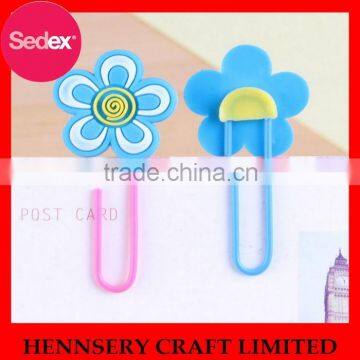 Rubber soft pvc paper clip metal spring clips