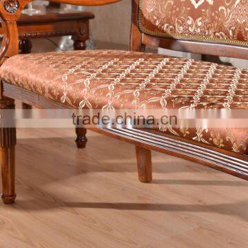 European New Design Wooden Chair Frame 2 Seat Rest Recliner Chair photo-3