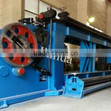 Automatic Three Twist Gabion Mesh Wire Netting Machine width 4.3m For 100x120mm Mesh Size