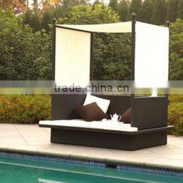 Granco KAL854 sun lounger with canopy