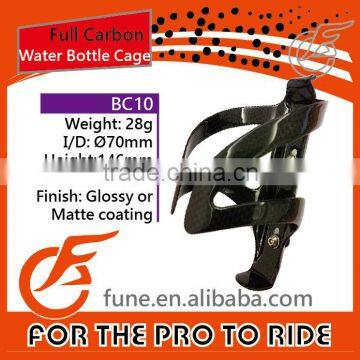 28g Carbon 3K Clear or UD Matte Water Bottle Cage