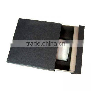 Custom Design Black Cardboard Paper Watch Box With Drawer . photo-3