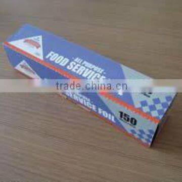 heavy duty aluminium foil roll for food packing/kitchen use/food freeze
