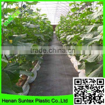 agriculture used 100% new PE plastic black ground cover mat in roll