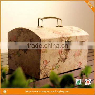 High-grade clamshell Europe type restoring ancient ways suitcase personality gift box                        
                                                                                Supplier's Choice