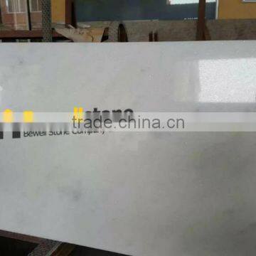 Prefab Namibian White marble slab for table top, countertops