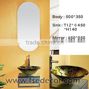 Tempered glass bathroom ware