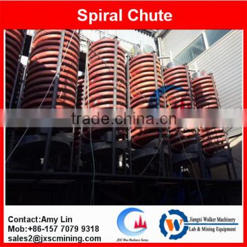 alluvial chrome concentration machine sprial chute concentrator