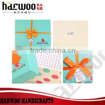 Foldable Book-shaped Custom Paper Gift Box, hard paper gift box