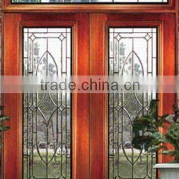 Double Door Window Design With Transom DJ-S9061MHS