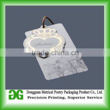 2016 Personalized garmnt paper hanging tag