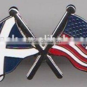 US flag pins,American flag lapel pin,national flag cross pin badge