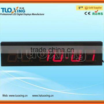 Top quality 4 inch 6 digit LED small digital timer