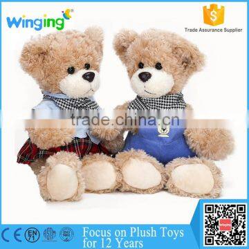 Alibaba wholesale EN71 standard 2016 new design colorful plush teddy bear