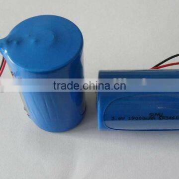 3.6V ER34615 19000mAh for memory backup