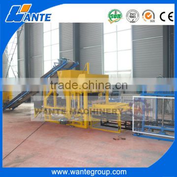 WANTE MACHINERY low supply but high demand QT4-18fully automatic curbstone block making machine