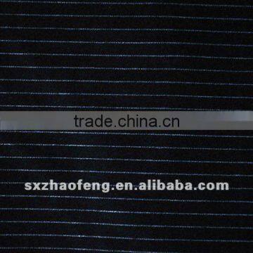 cotton stripe velveteen fabric for men garment