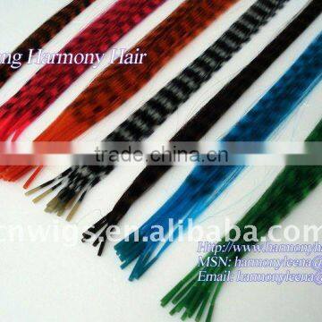 Quality hair extension grizzly rooster feathers for sale