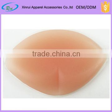 Lip shape nude silicone gel breast bra inserts