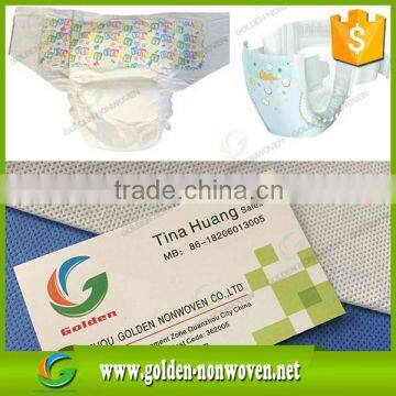 17gsm White Color Medical Sms Non Woven Fabric Roll/22gsm Non-woven Smms Fabric for Baby Diaper Sms Nonwoven Fabric photo-4