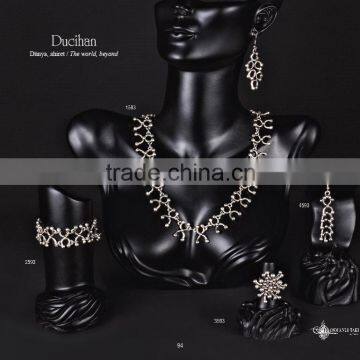 Ring Earring Bracelet Necklace Authentic Turkish Culture Jewelry Set Made in Istanbul