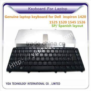 Hot Sale! Genuine Spanish layout Laptop Keyboard for DELL 1545 1525 1520 1526 1420 black