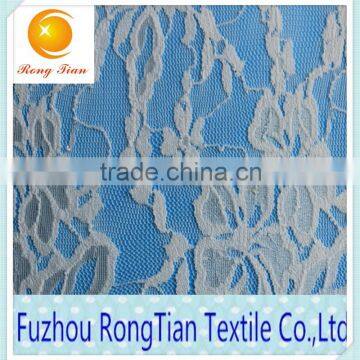 Fashional Stetch Mesh Jacquard Lace Fabric for Bridal Dress photo-1
