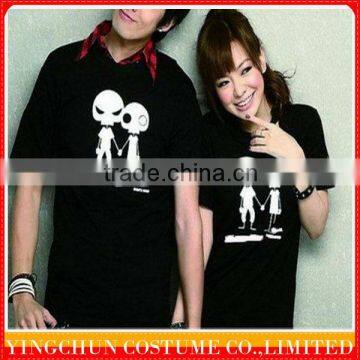 Hot! Korea fashion best couple t-shirt wholesale