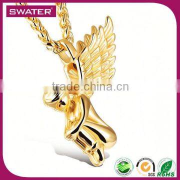 Wholesale Fashion Jewelry Gold Angel Ballerina Necklace