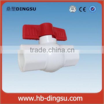 Manufacturer/OEM plastic PVC Ball Valve with thread or socket end