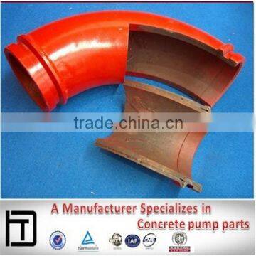 Concrete Pump Parts, DN125 Twin-wall pipe elbow