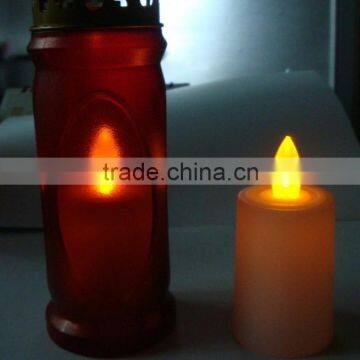 High quality led grave candle light wax