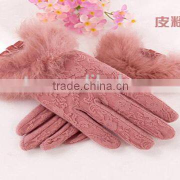 Fashion Lace Sexy Style Gloves Finger Touch Screen Gloves For Ladies