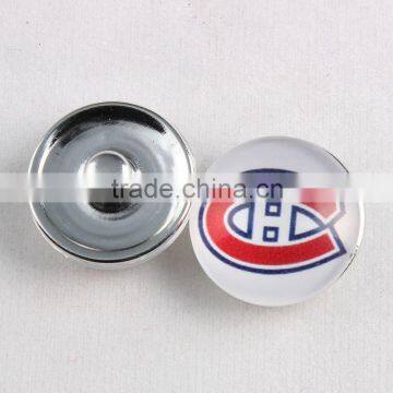 NHL Montreal Canadiens Snap Button Jewelry Wholesale