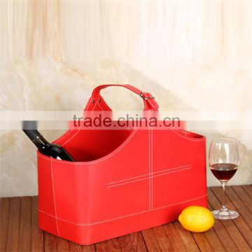 Upscale storage basket hotel gift basket wholesale shopping Mid Autumn Festival gift basket gift packaging leather creative