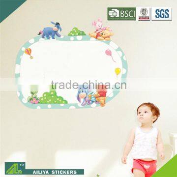 Factory direct custom best decorative waterproof boys removable whiteboard film