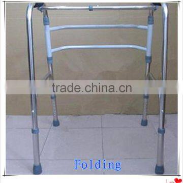 The elderly four legs folding walking stick