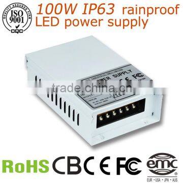 Perfec Metal power supply 100W 8.3a 12v led waterproof driver ip63